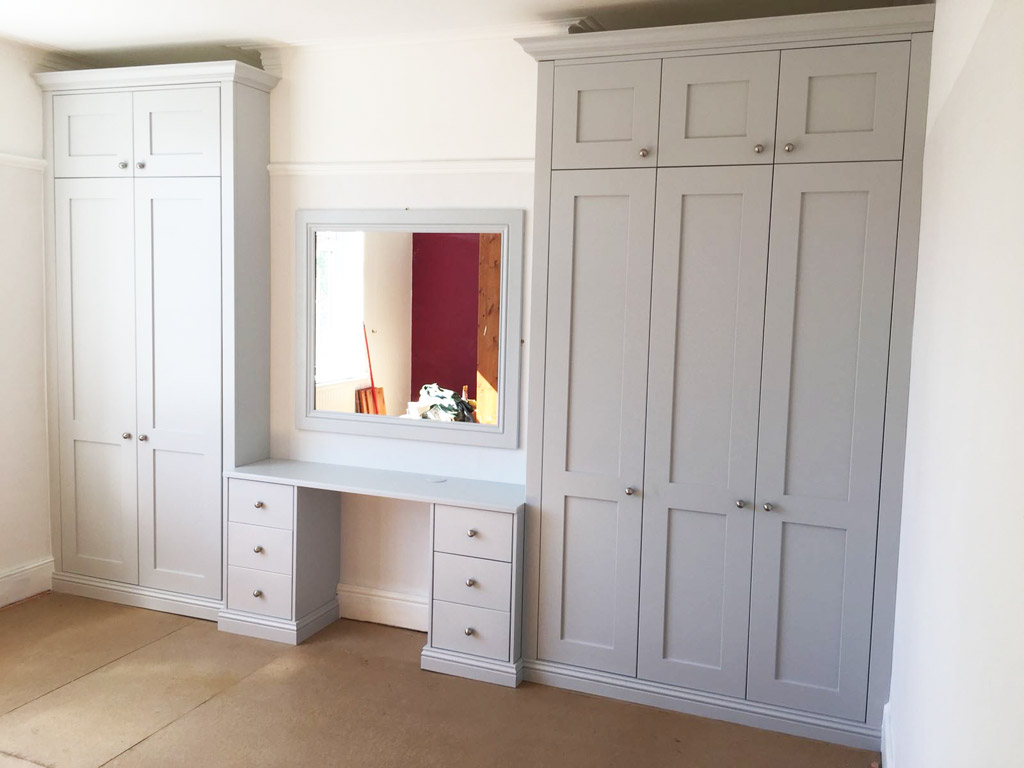 wardrobes and dressing table