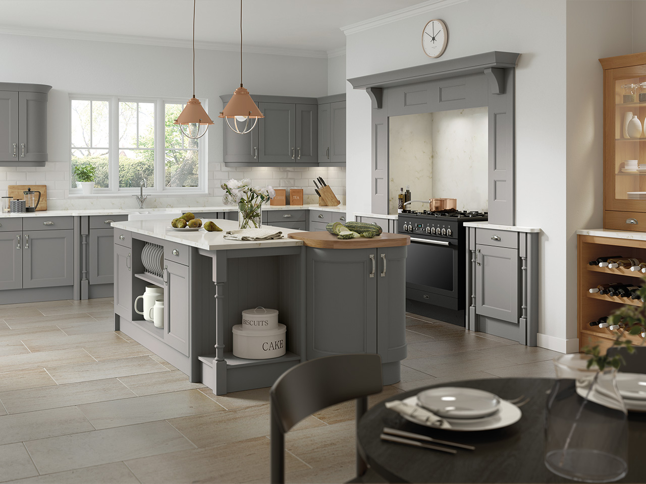 Windsor Kitchen Dust Grey