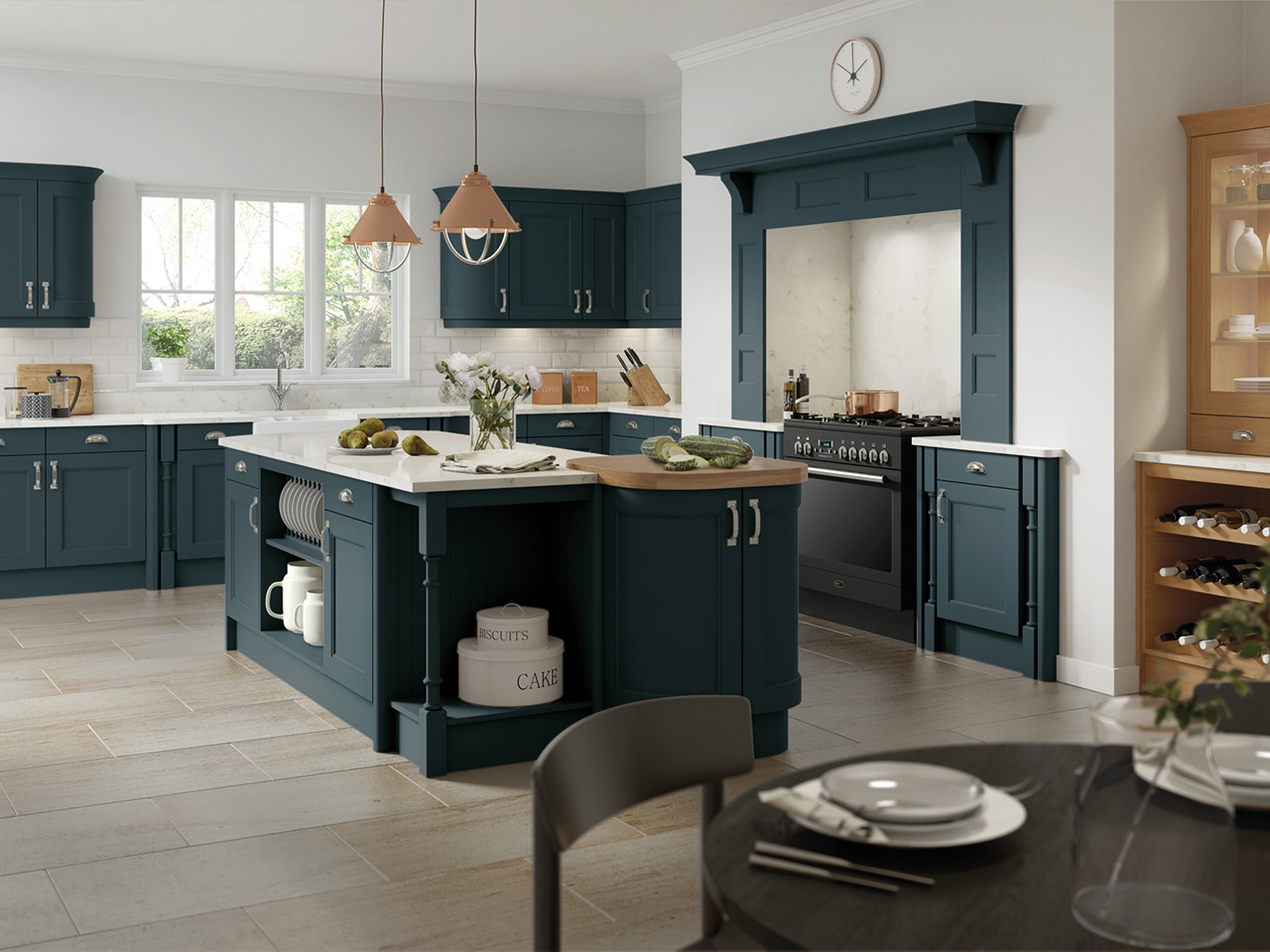 Windsor Kitchen Midnight Blue